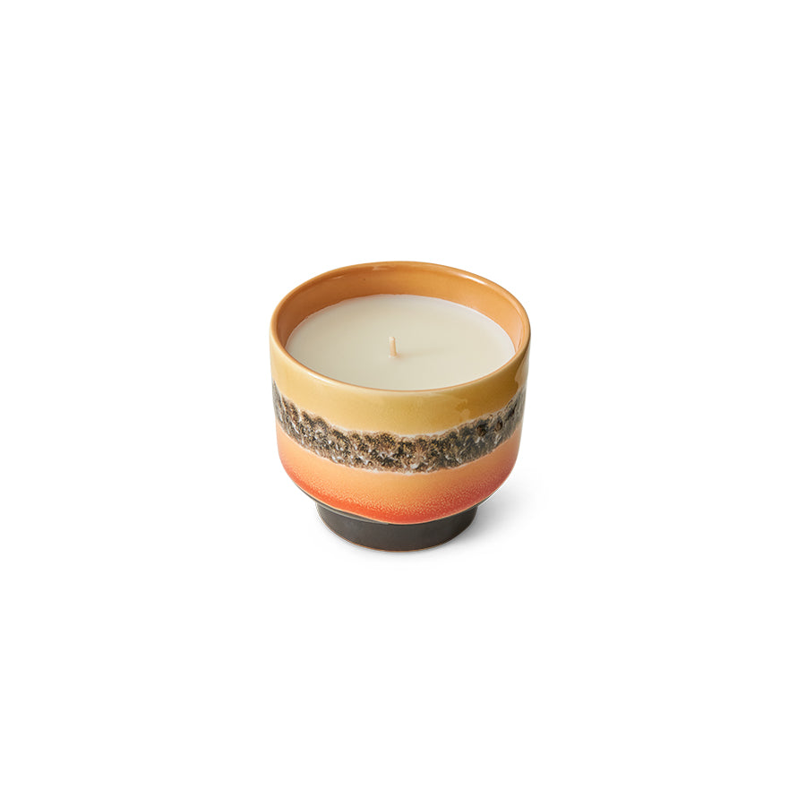 HKliving | 70S CERAMICS: SMALL SCENTED CANDLE - TULUM