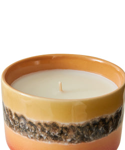 HKliving | 70S CERAMICS: SMALL SCENTED CANDLE - TULUM