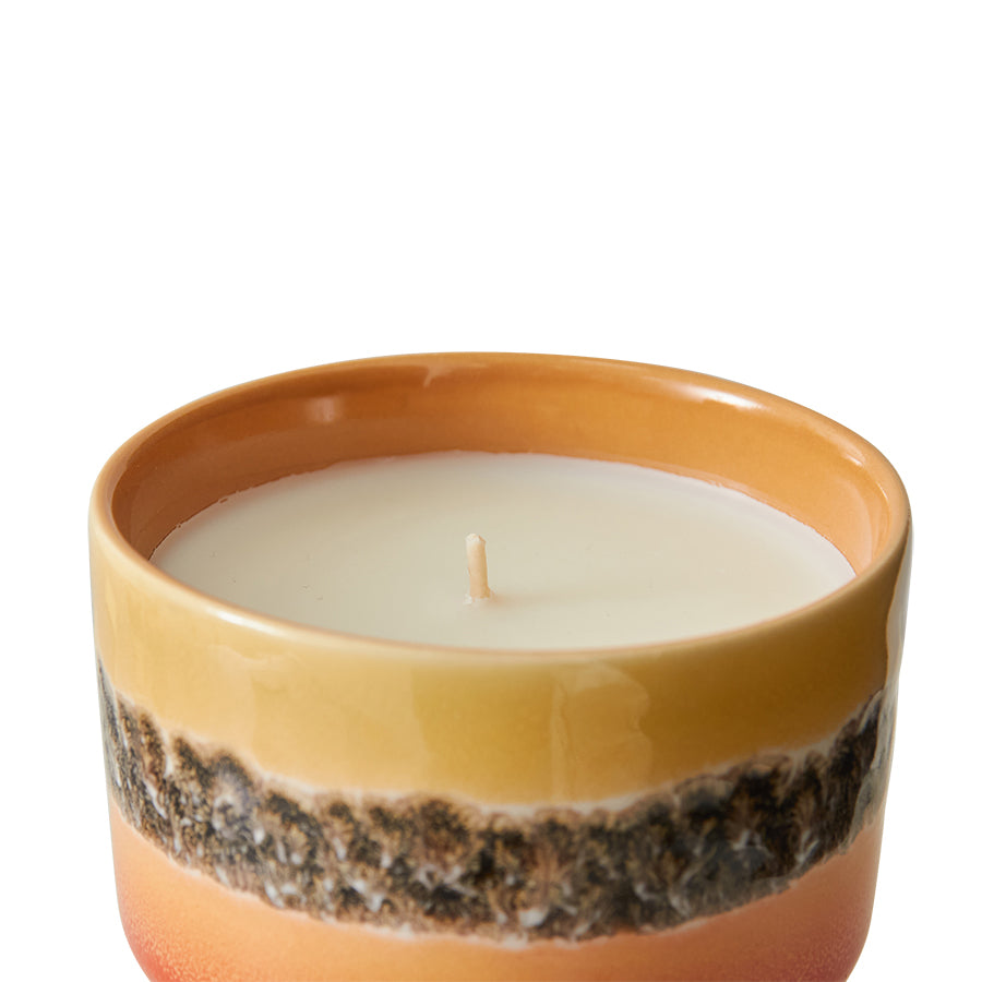 HKliving | 70S CERAMICS: SMALL SCENTED CANDLE - TULUM