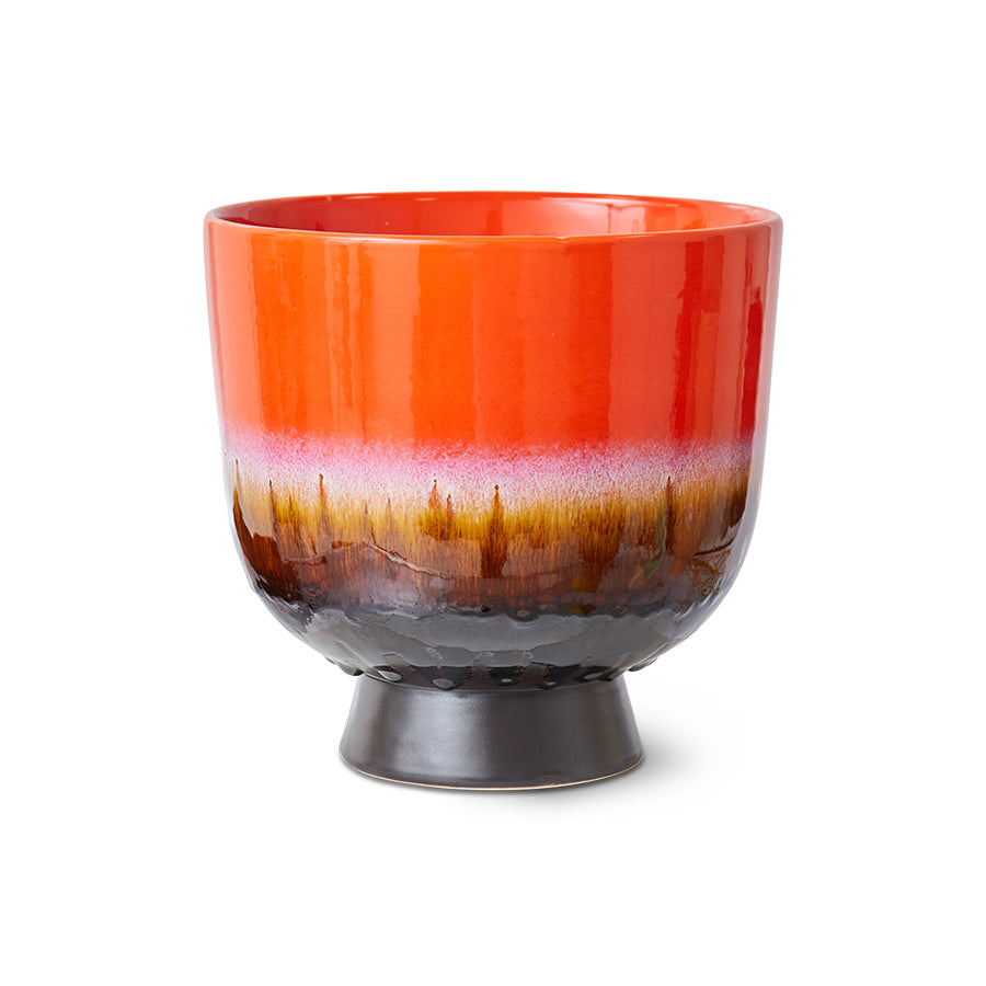 HKliving | RETRO FLOWER POT - CHERRY RED