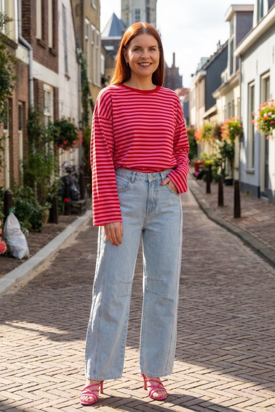 ALICE BARREL JEANS - BLUE