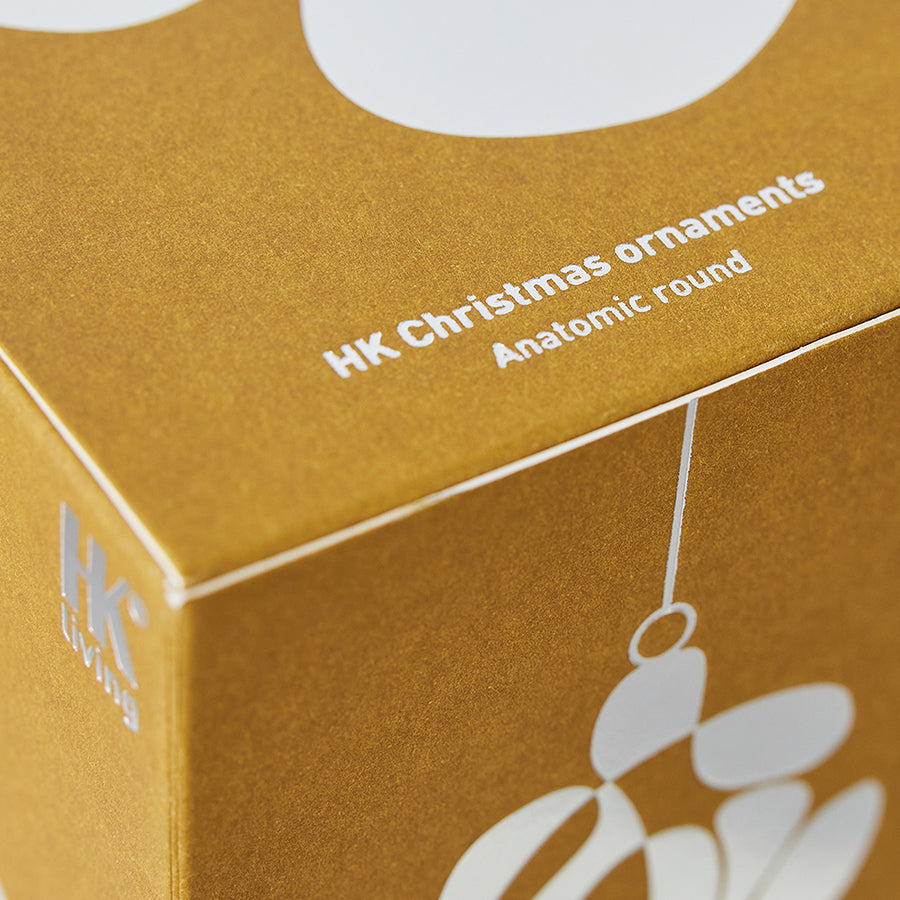 HKliving | CHRISTMAS ORNAMENT - ANATOMIC ROUND