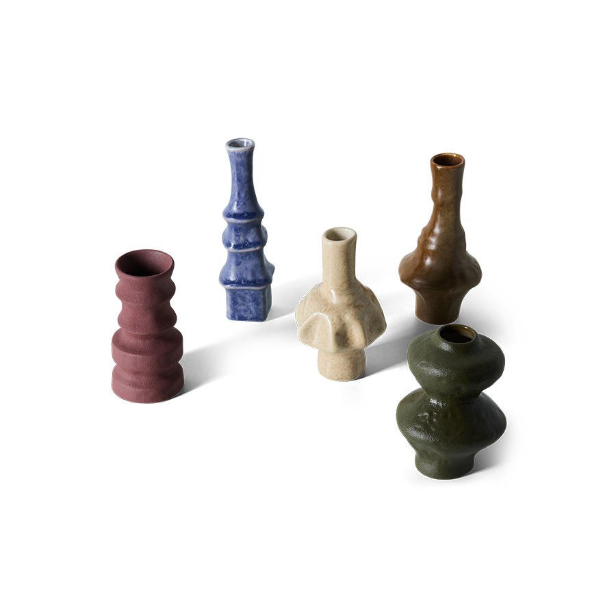HKliving | SMALL VASE - PALETTE: BROWN