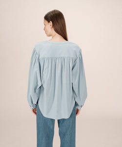 GRACE & MILA | SURI BLOUSE - SAGE BLUE