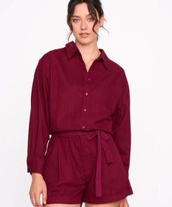 LAU BLOUSE - BORDEAUX