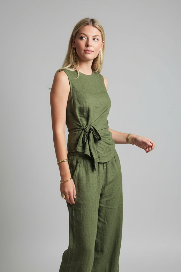 BOB & BILL RESORT COLLECTION | LOU TOP - PISTACHE