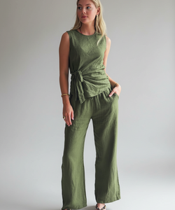 BOB & BILL RESORT COLLECTION | LOU TOP - PISTACHE