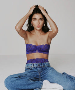 SARDA | SHAVONNE NON PADDED STRAPLESS BRA - FUNKY VIOLET