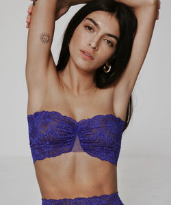 SARDA | SHAVONNE NON PADDED STRAPLESS BRA - FUNKY VIOLET