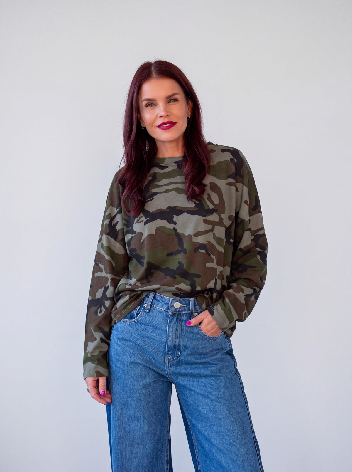 SAMMIE CAMO SHIRT - GREEN