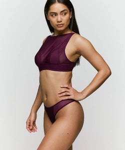 SARDA | RADIA TOP - GLOSSY PURPLE