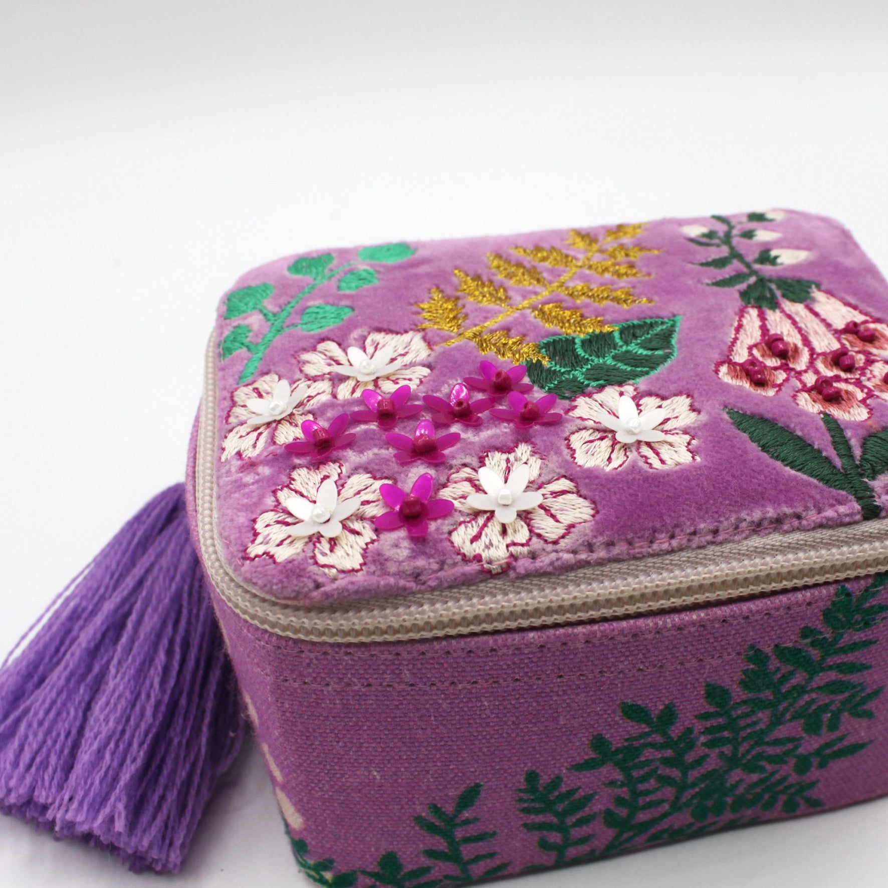 POSY TRINKET BOX - PURPLE
