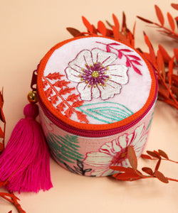POSY TRINKET BOX - LIGHT PINK