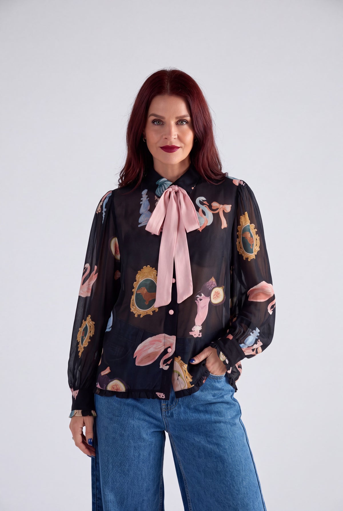 NÜMPH | OPHELIA SHIRT - CAVIAR