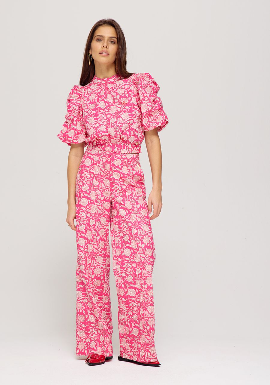 HARPER & YVE | HOLLY PANTS - FLIRTY FLOWER PINK