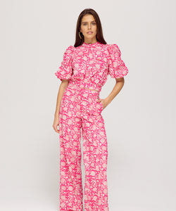 HARPER & YVE | HOLLY PANTS - FLIRTY FLOWER PINK