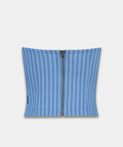HARPER & YVE | FELICE STRAPLESS TOP - BLUE STRIPE