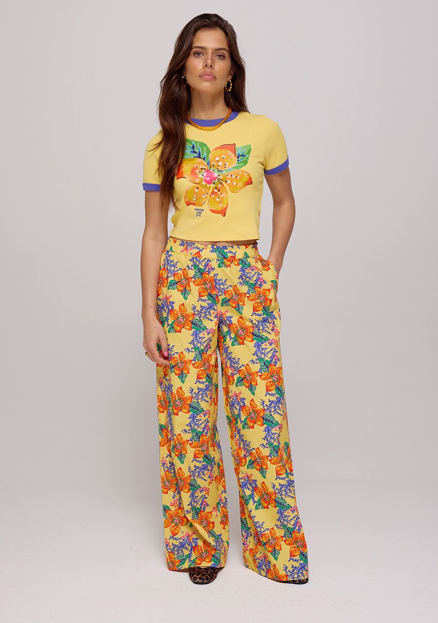 HARPER & YVE | RILEY PANTS - BANANA FLOWER