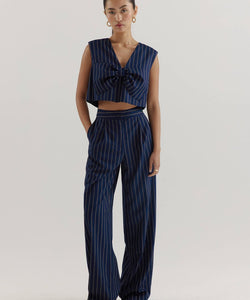 HARPER & YVE | ANNA PANTS - BLUE STRIPE