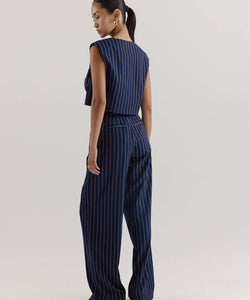 HARPER & YVE | ANNA PANTS - BLUE STRIPE