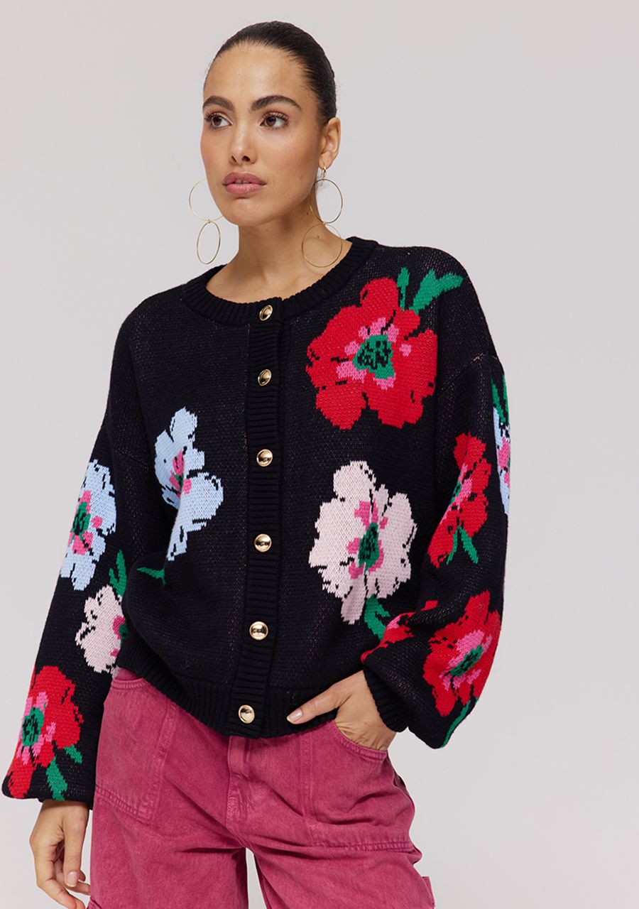 HARPER & YVE |  JAZZ CARDIGAN - MULTI FLOWER