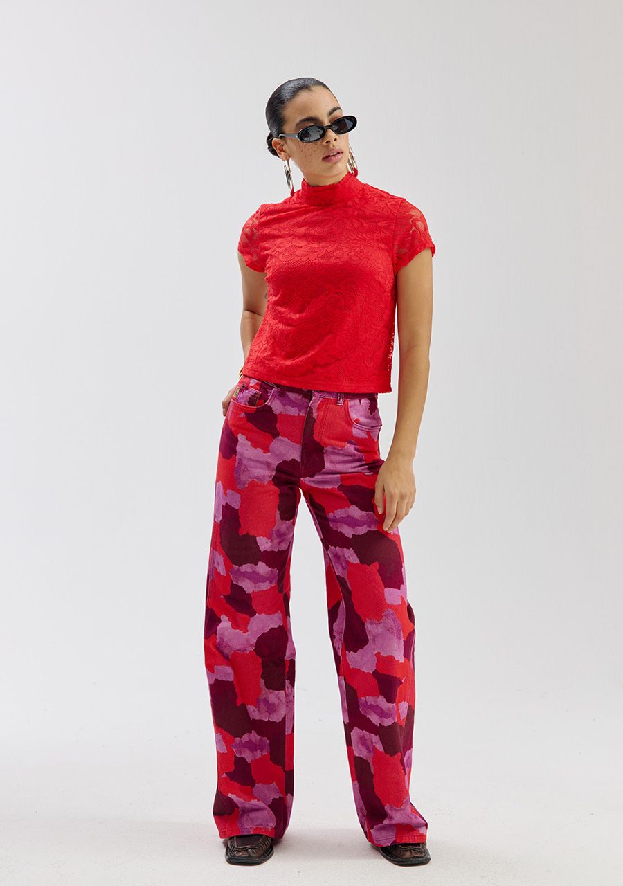 HARPER & YVE | MAYRA JEANS - MULTI COLOR CLOUD