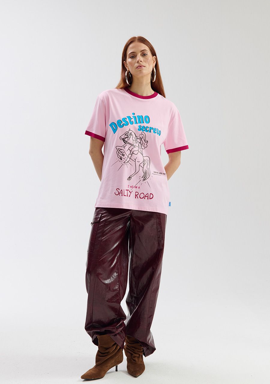HARPER & YVE | DESTINOSECRETO SS T-SHIRT - ROMANCE ROSE