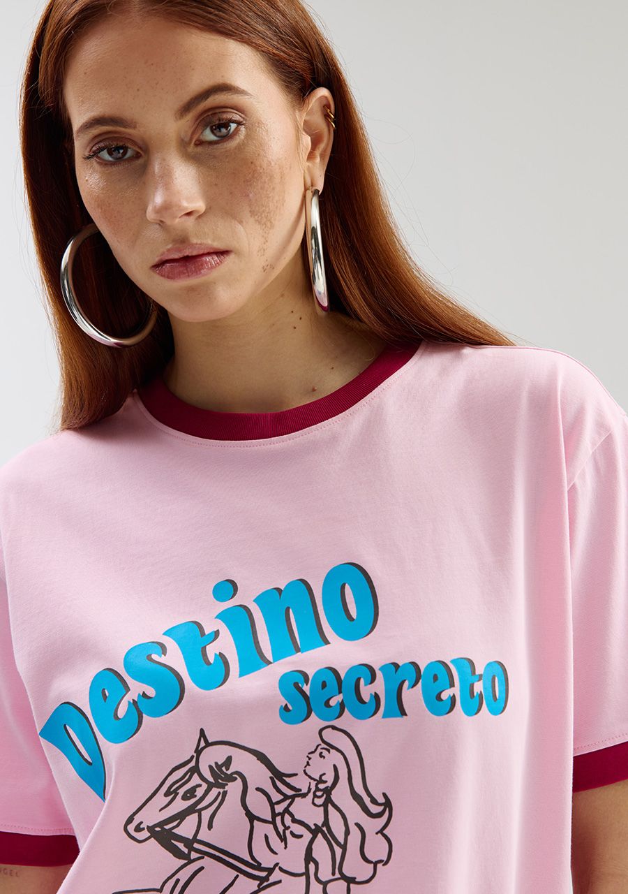 HARPER & YVE | DESTINOSECRETO SS T-SHIRT - ROMANCE ROSE