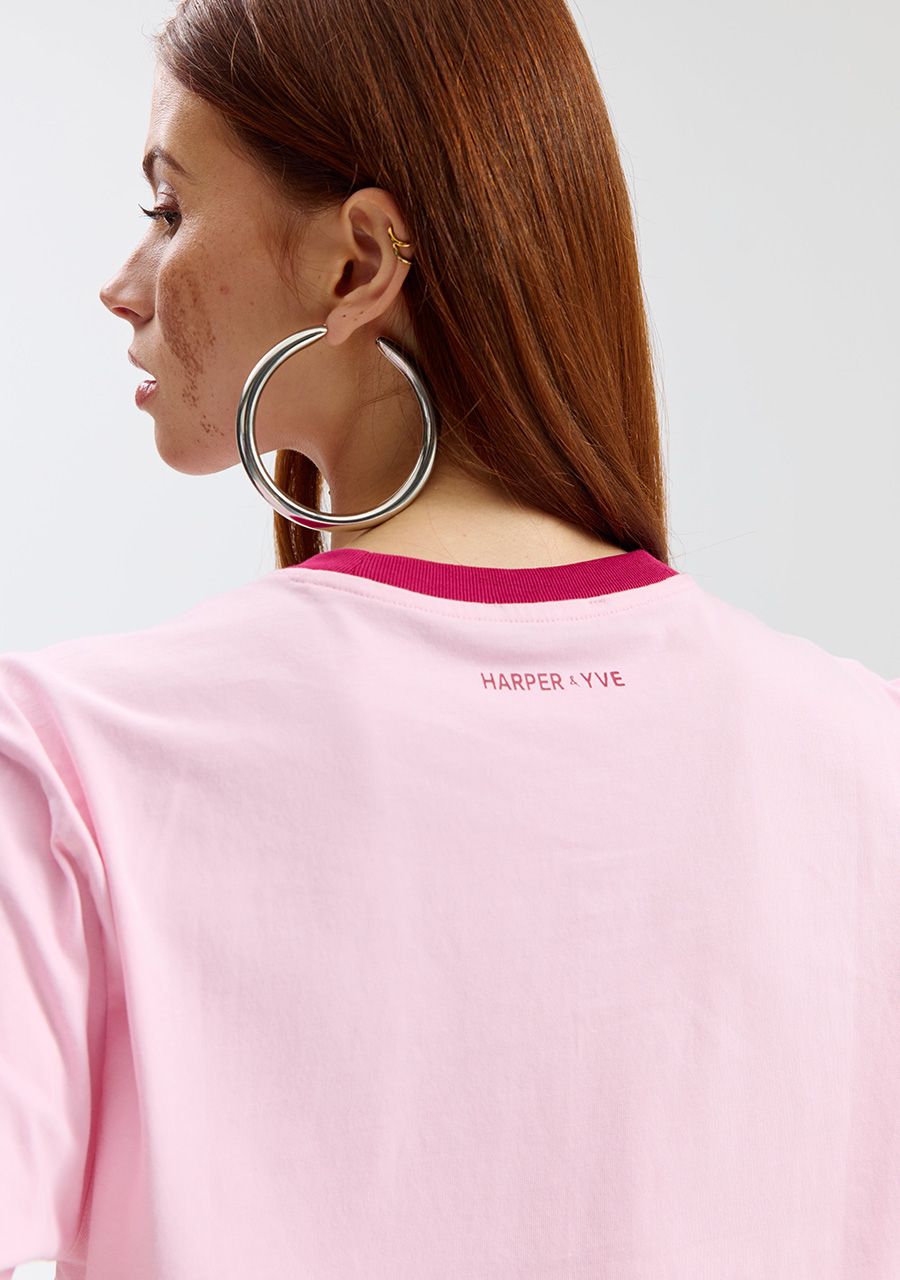 HARPER & YVE | DESTINOSECRETO SS T-SHIRT - ROMANCE ROSE