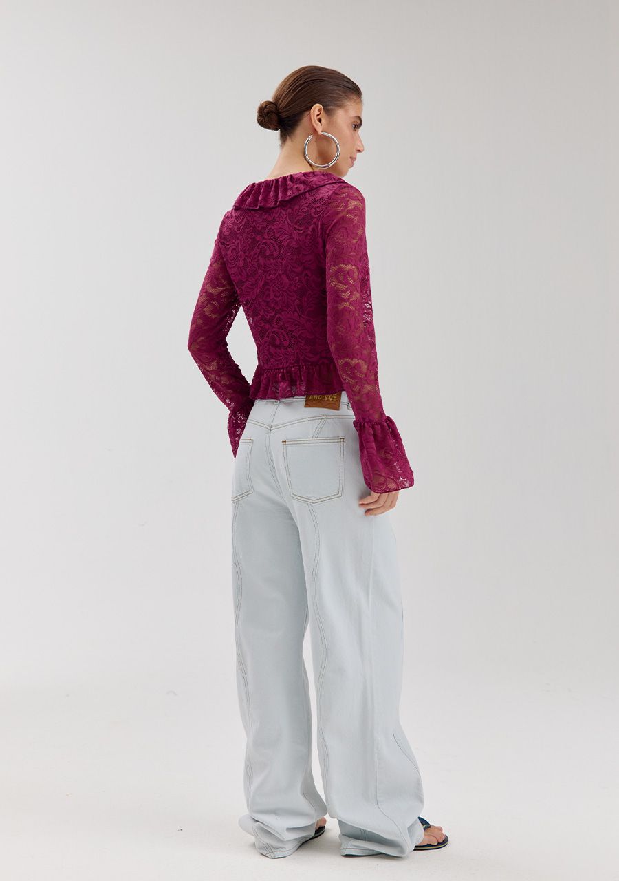 HARPER & YVE | JADEN BLOUSE - CASSIS