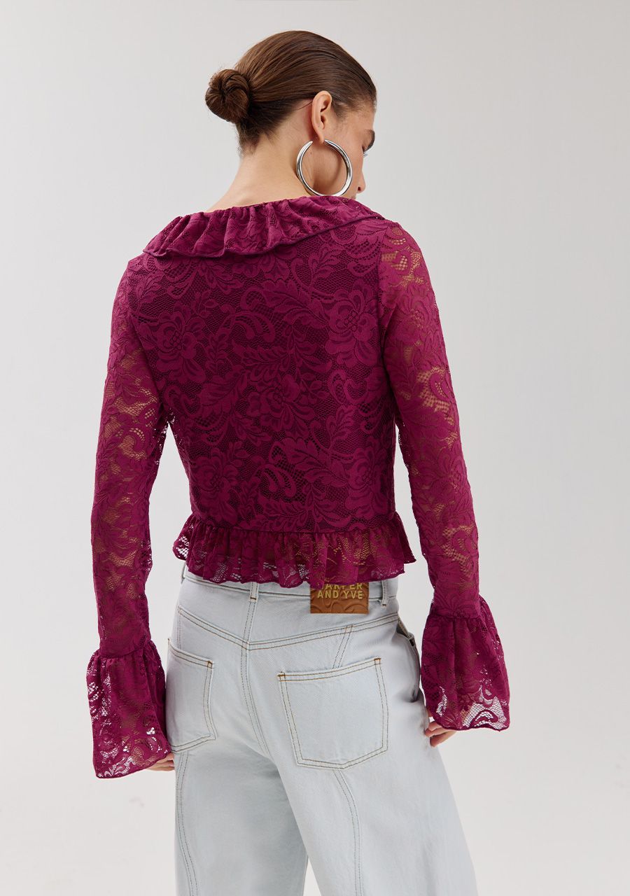 HARPER & YVE | JADEN BLOUSE - CASSIS