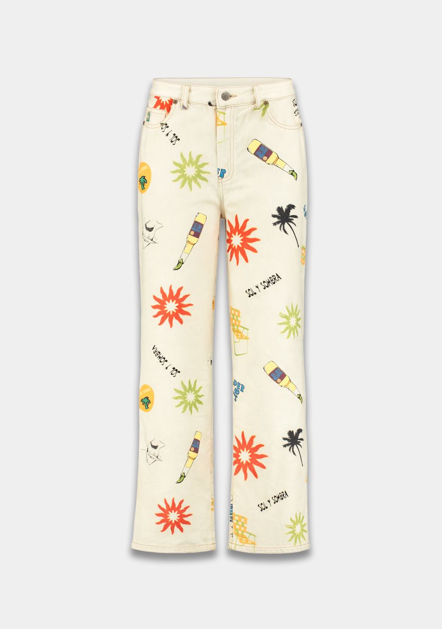 HARPER & YVE | YVE PANTS - JUAN CARLOS/ECRU