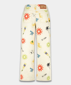 HARPER & YVE | YVE PANTS - JUAN CARLOS/ECRU