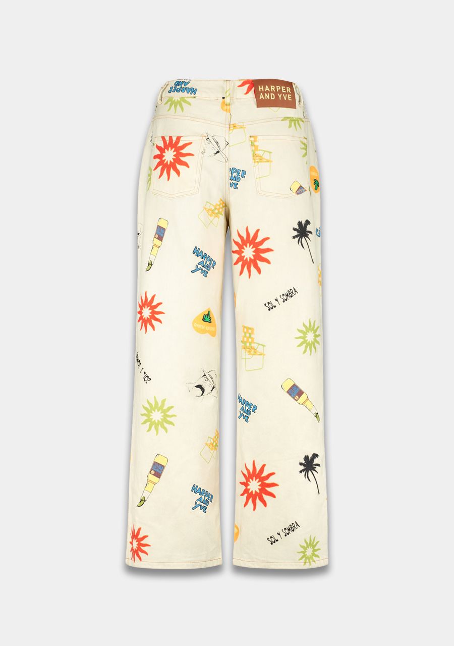 HARPER & YVE | YVE PANTS - JUAN CARLOS/ECRU