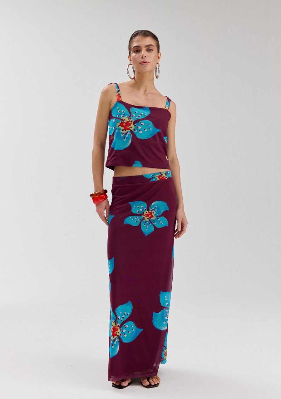 HARPER & YVE | LOOR SKIRT - TROPICAL FLOWER
