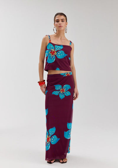 HARPER & YVE | LOOR SKIRT - TROPICAL FLOWER