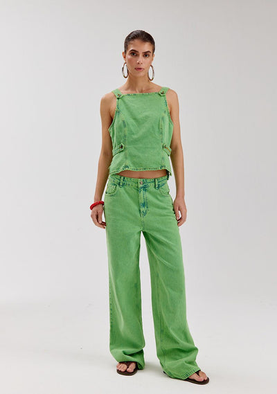 HARPER & YVE | YVE JEANS - VIBRANT GREEN
