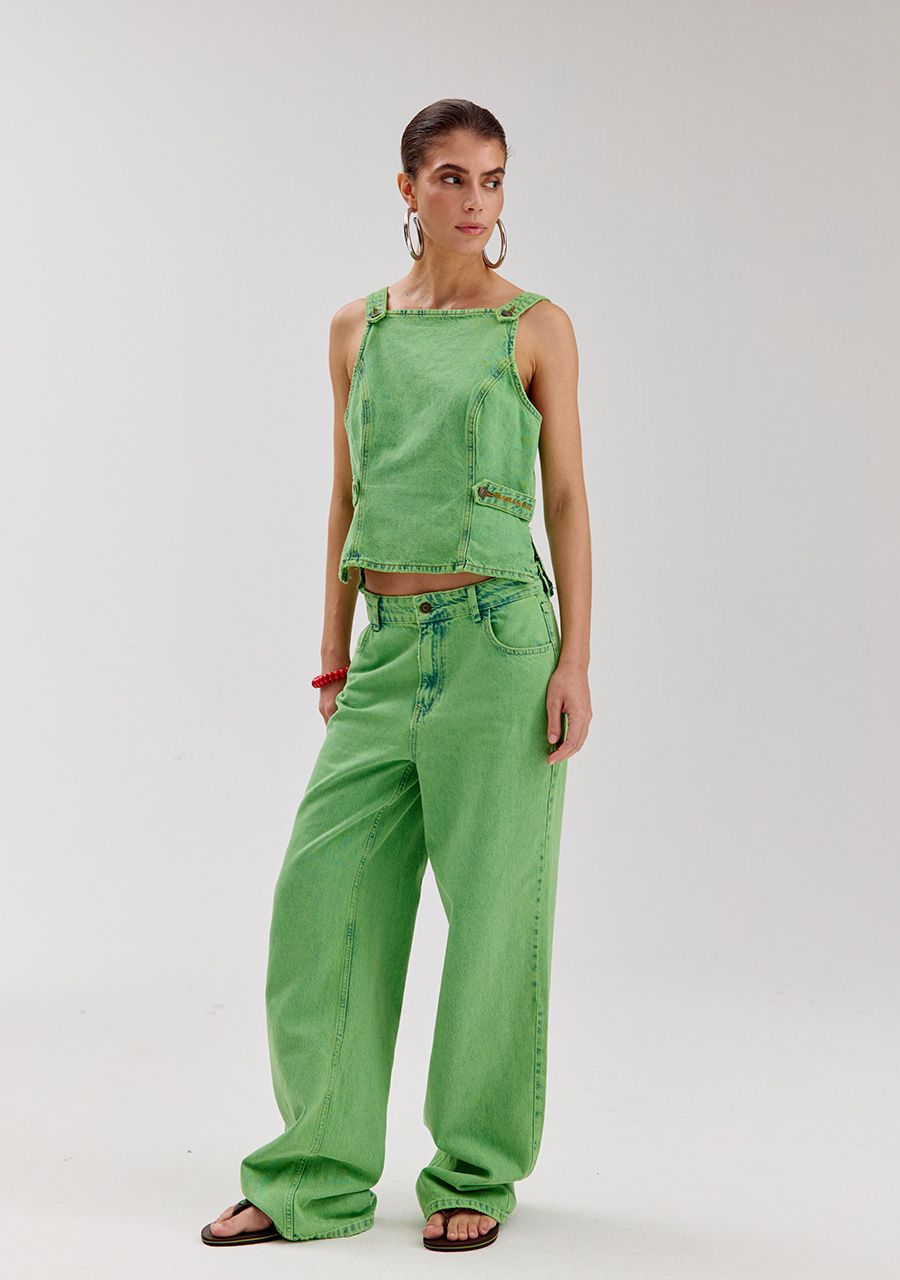 HARPER & YVE | YVE JEANS - VIBRANT GREEN