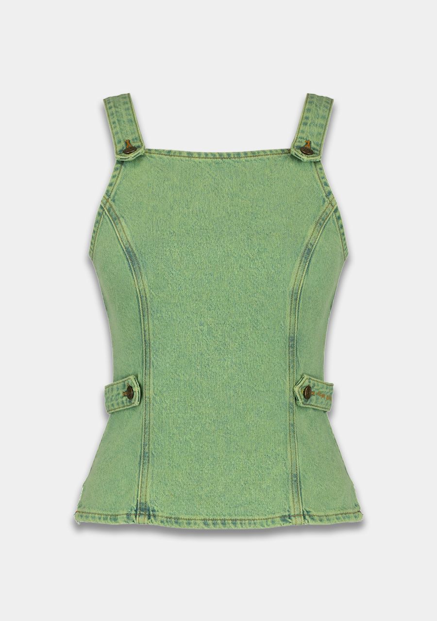 HARPER & YVE | ZEY TOP - VIBRANT GREEN