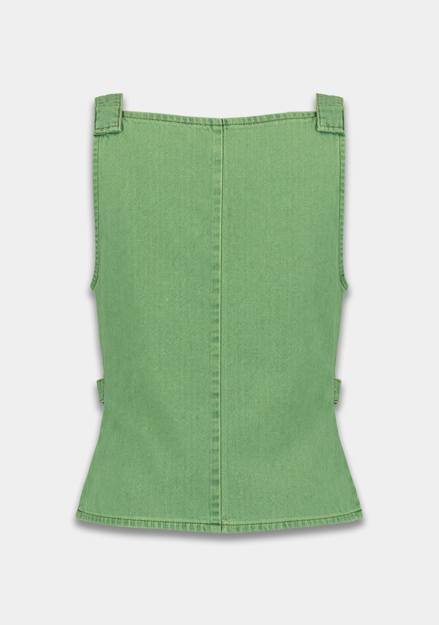 HARPER & YVE | ZEY TOP - VIBRANT GREEN