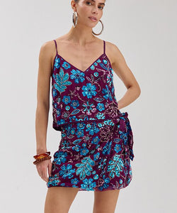 HARPER & YVE | ROMY SKIRT - CASSIS BLUE SEQUIN