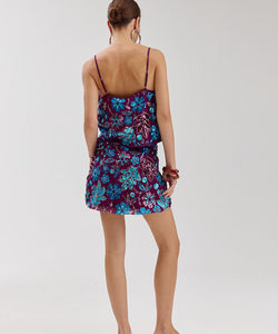 HARPER & YVE | ROMY SKIRT - CASSIS BLUE SEQUIN