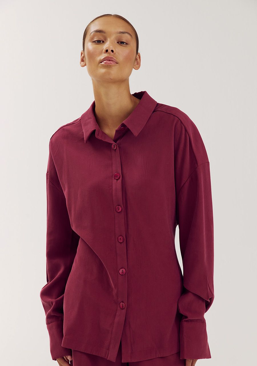 HARPER & YVE | HELENA BLOUSE - RUMBA RED