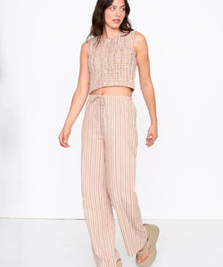 MARIA STRIPED PANTS - MULTI
