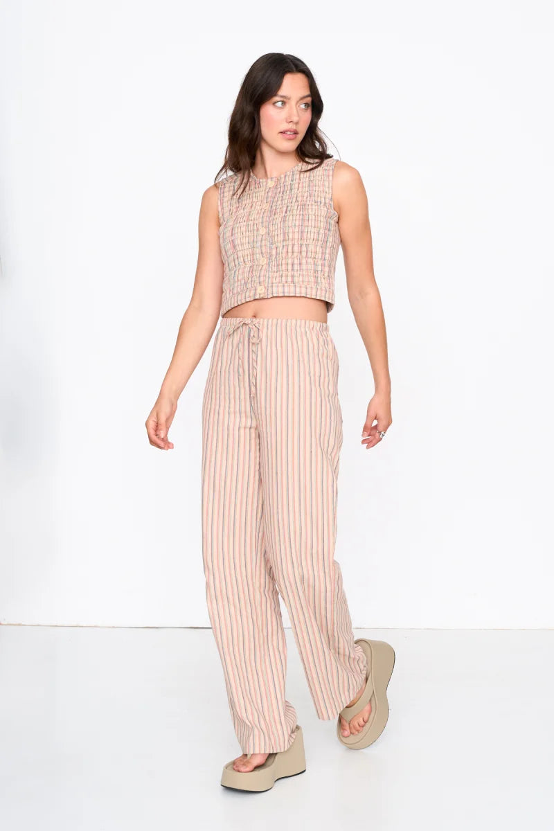 MARIA STRIPED PANTS - MULTI