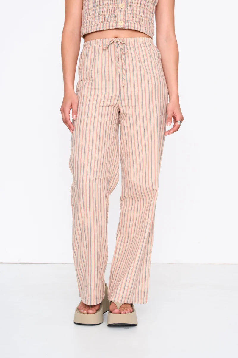 MARIA STRIPED PANTS - MULTI