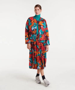 COMPAÑÍA FANTÁSTICA | QUILTED LEAFS JACKET - MULTICOLOR