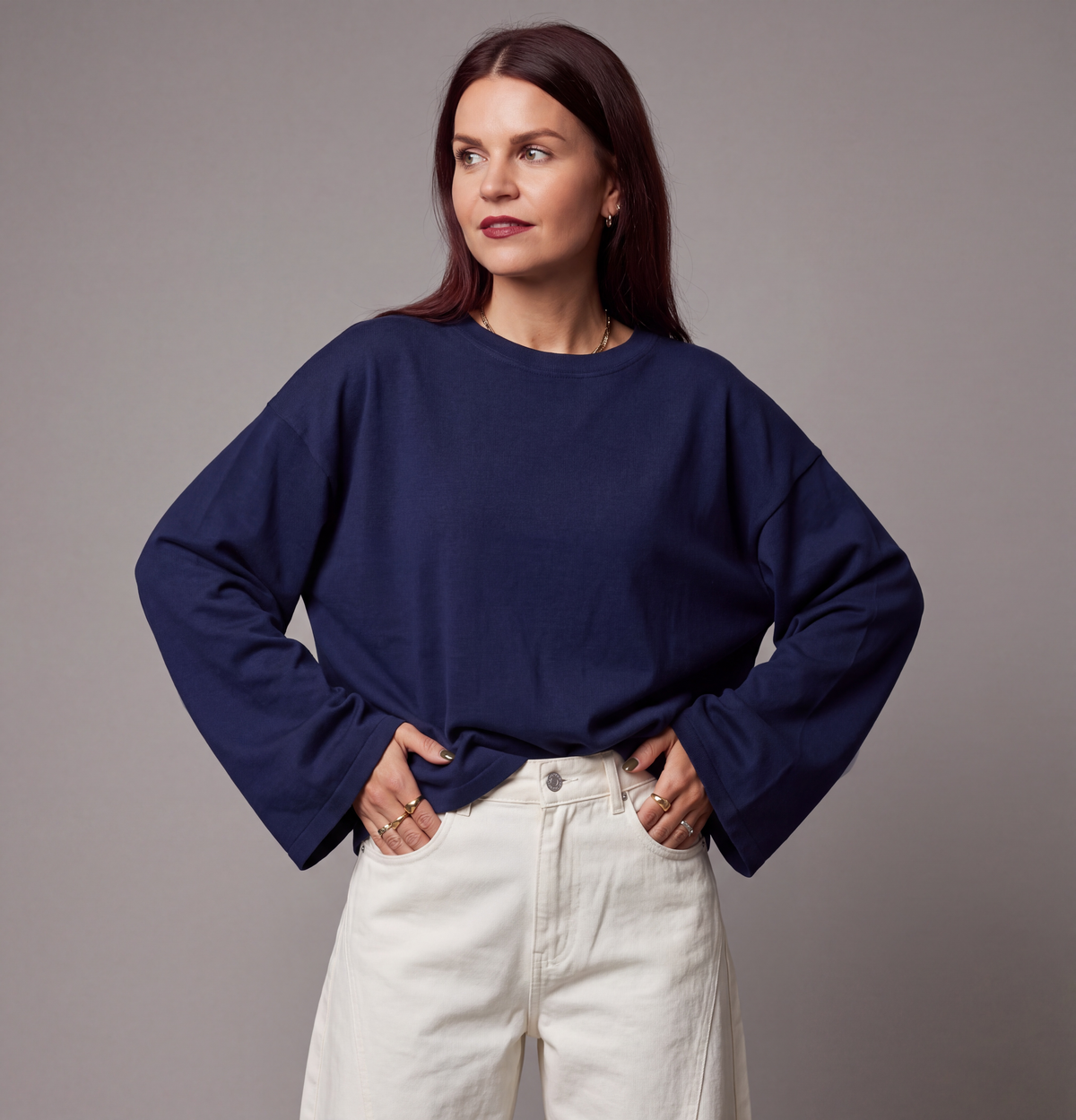 DAILY LS SHIRT - NAVY