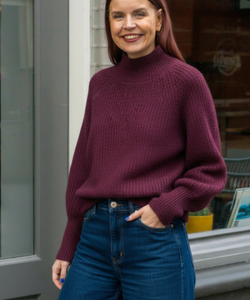 JILL KNIT - BORDEAUX