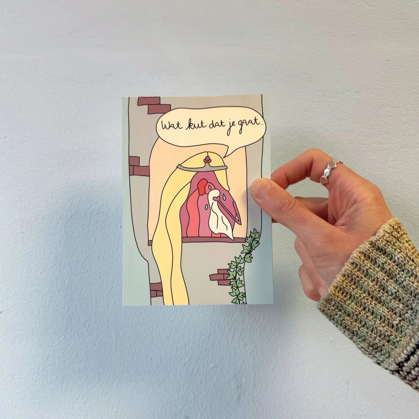 KUT. Illustraties | A6 KAART - WAT KUT DAT JE GAAT